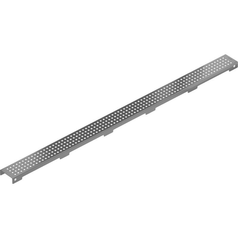 Mexen Flat M08 Masque pour drain linéaire 100 cm, gris armé brossé - 1E25100
