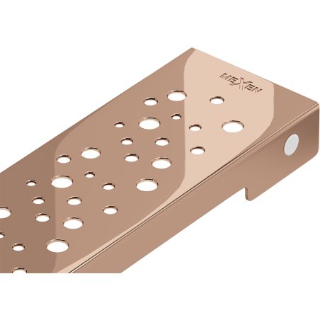 Mexen Flat M12 cache de drain linéaire 60 cm. or rose - 1621060