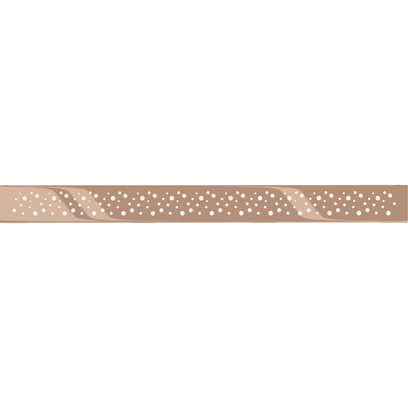 Mexen Flat M12 cache pour drain linéaire 60 cm or rose - 1621060