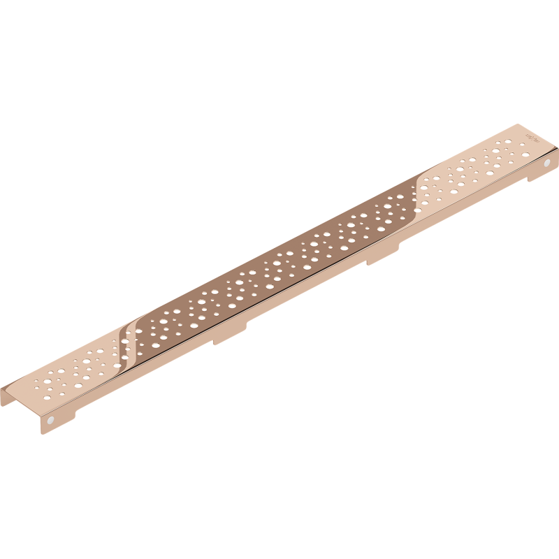 Mexen Flat M12 cache pour bonde linéaire 70 cm, or rose - 1621070