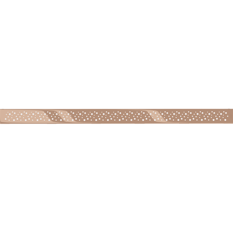Mexen Flat M12 cache pour le drain linéaire 80 cm, or rose - 1621080