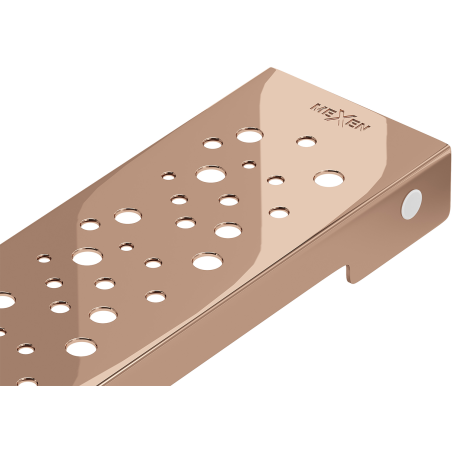 Mexen Flat M12 cache pour caniveau linéaire 90 cm, or rose - 1621090