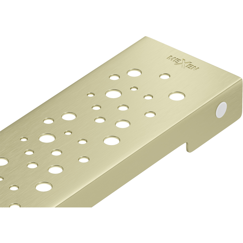 Mexen Flat M12 cache pour drain linéaire 60 cm. or brossé - 1A21060