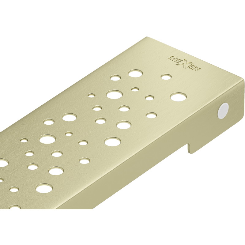 Mexen Flat M12 cache pour caniveau de douche de 70 cm, or brossé - 1A21070