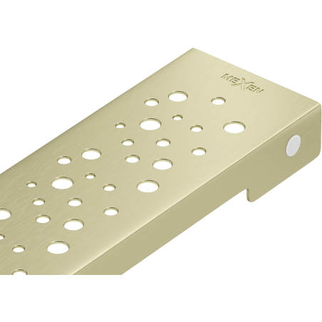 Mexen Flat M12 cache pour drain linéaire 100 cm, or brossé - 1A21100