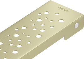 Mexen Flat M12 cache pour drain linéaire 100 cm, or brossé - 1A21100