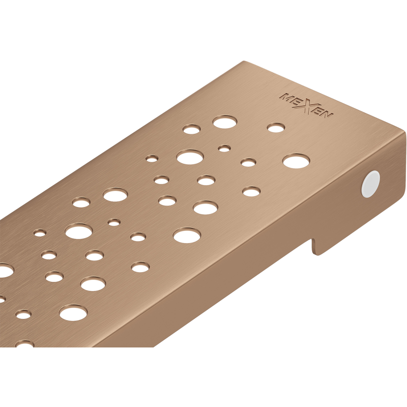 Mexen Flat M12 cache pour drain linéaire 50 cm, cuivre brossé - 1C21050