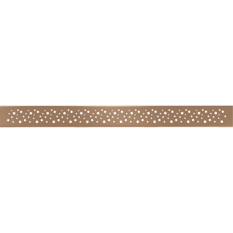 Mexen Flat M12 cache pour drain linéaire 60 cm. cuivre brossé - 1C21060