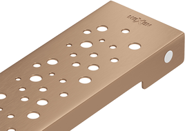 Mexen Flat M12 cache pour drain linéaire 80 cm, cuivre brossé - 1C21080