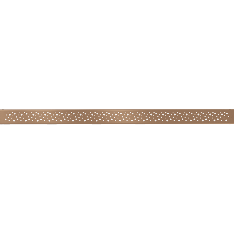 Mexen Flat M12 cache pour drain linéaire 90 cm, cuivre brossé - 1C21090