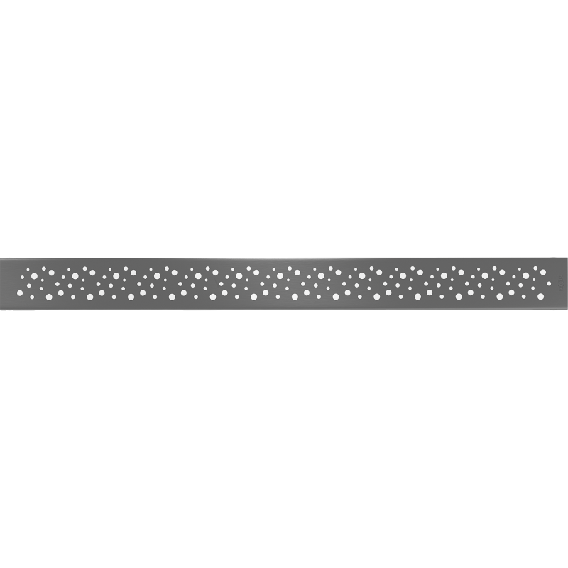 Mexen Flat M12 grille pour drain linéaire 60 cm. gris fusil brossé - 1E21060