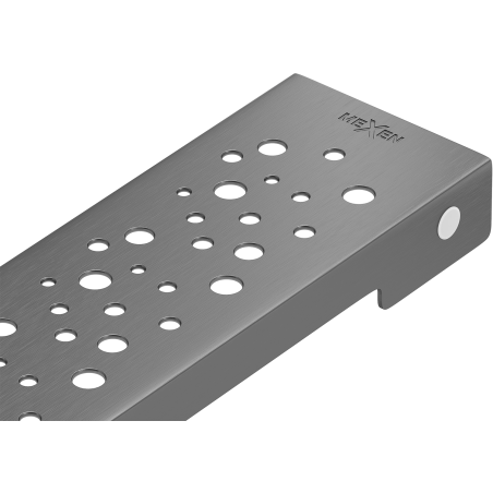 Mexen Flat M12 cache pour drain linéaire 70 cm, gris canon brossé - 1E21070