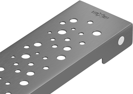 Mexen Flat M12 cache pour drain linéaire 70 cm, gris canon brossé - 1E21070
