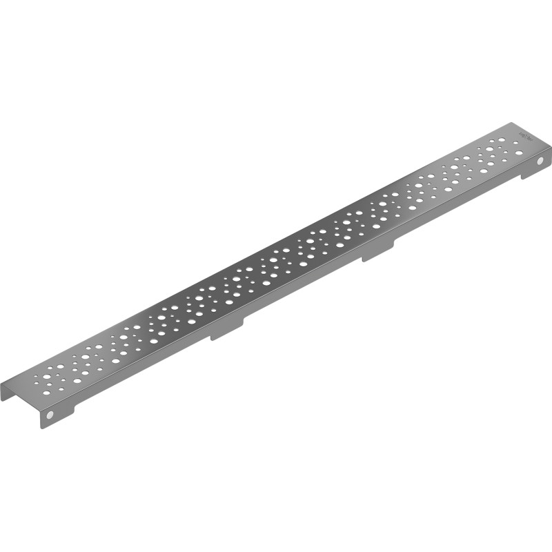 Mexen Flat M12 couvercle pour drain linéaire 70 cm, gris métallique brossé - 1E21070