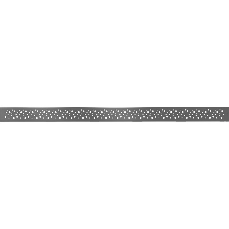 Mexen Flat Cache pour caniveau de douche M12 80 cm, gris acier brossé - 1E21080