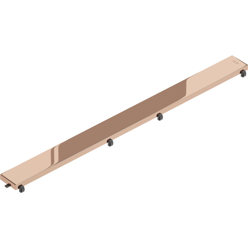 Mexen Flat Cache M13 2 en 1 pour drain linéaire 50 cm, or rose - 1619050