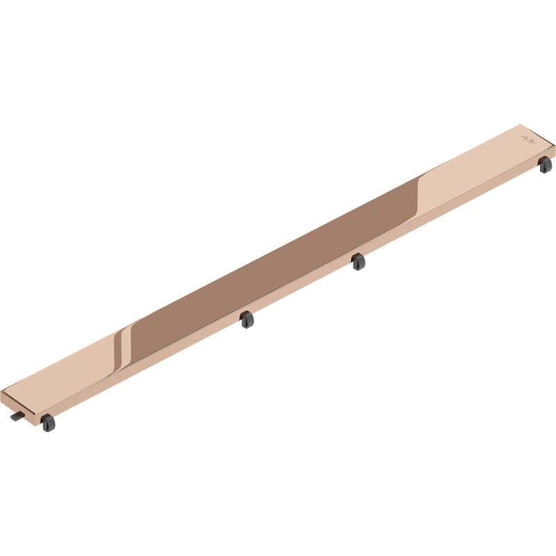 Mexen Flat M13 cache 2 en 1 pour siphon linéaire 50 cm, or rose - 1619050