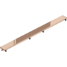 Mexen Flat M13 cache 2 en 1 pour siphon linéaire 50 cm, or rose - 1619050