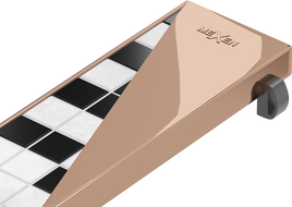 Mexen Flat M13 cache 2 en 1 pour drain linéaire 70 cm, or rose - 1619070