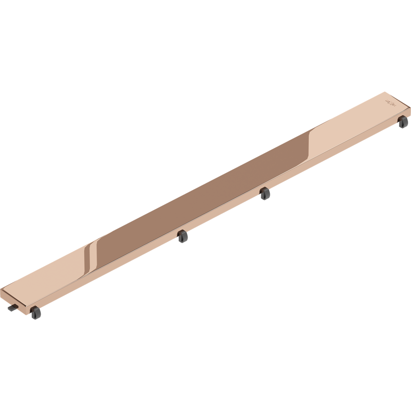 Mexen Flat M13 cache 2 en 1 pour drain linéaire 70 cm, or rose - 1619070
