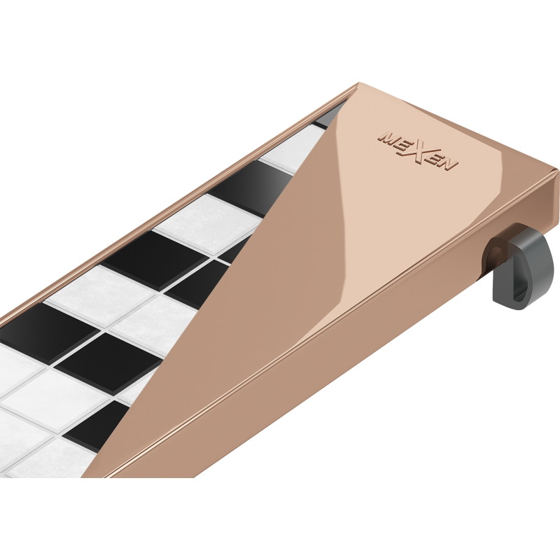 Mexen Flat M13 cache 2 en 1 pour drain linéaire 80 cm, or rose - 1619080