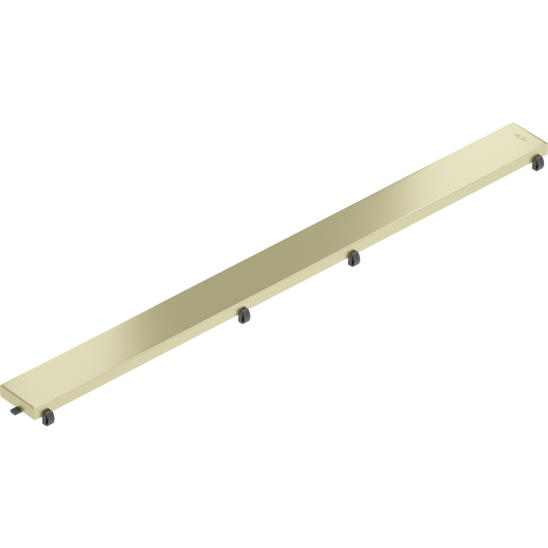 Mexen Flat M13 cache 2-en-1 pour drain linéaire 50 cm, or brossé - 1A19050