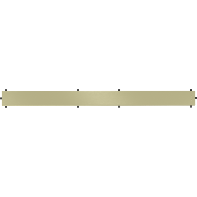 Mexen Flat M13 masquage 2-en-1 pour drain linéaire 60 cm, or brossé - 1A19060