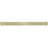 Mexen Flat M13 masquage 2-en-1 pour drain linéaire 60 cm, or brossé - 1A19060