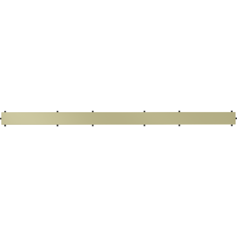 Mexen Flat M13 cache 2 en 1 pour drain linéaire 100 cm, or brossé - 1A19100