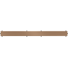 Mexen Flat M13 cache 2 en 1 pour drain linéaire 60 cm, cuivre brossé - 1C19060