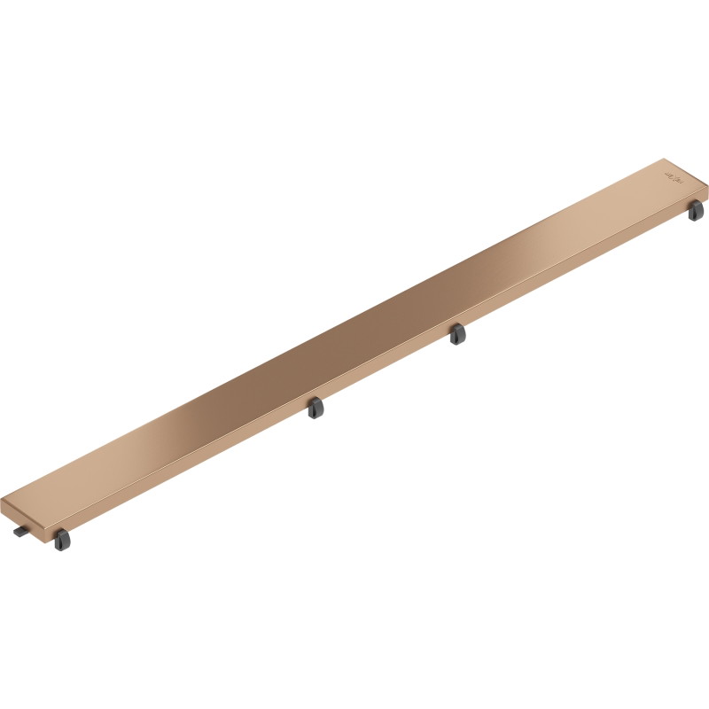 Mexen Flat M13 cache 2 en 1 pour drain linéaire 70 cm, cuivre brossé - 1C19070