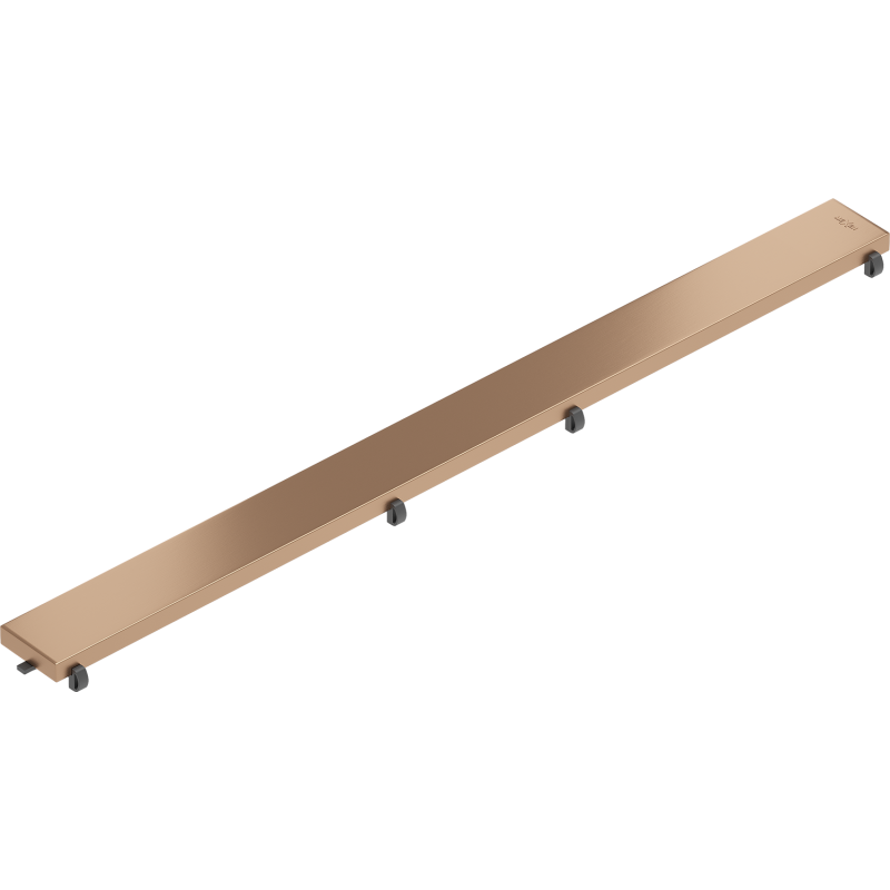 Mexen Flat M13 masquage 2en1 pour drain linéaire 70 cm, cuivre brossé - 1C19070