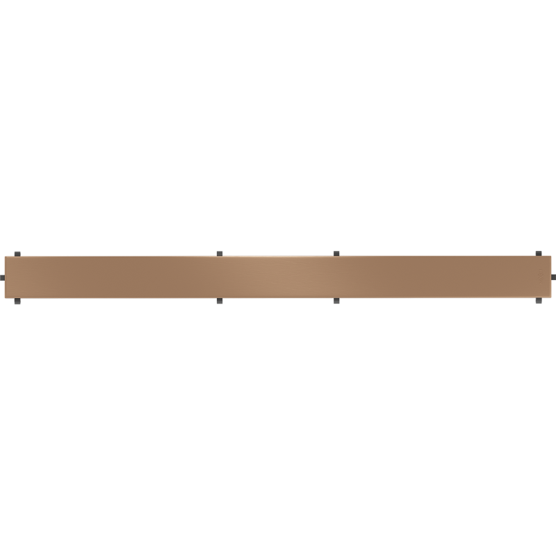 Mexen Flat M13 masquage 2en1 pour drain linéaire 70 cm, cuivre brossé - 1C19070