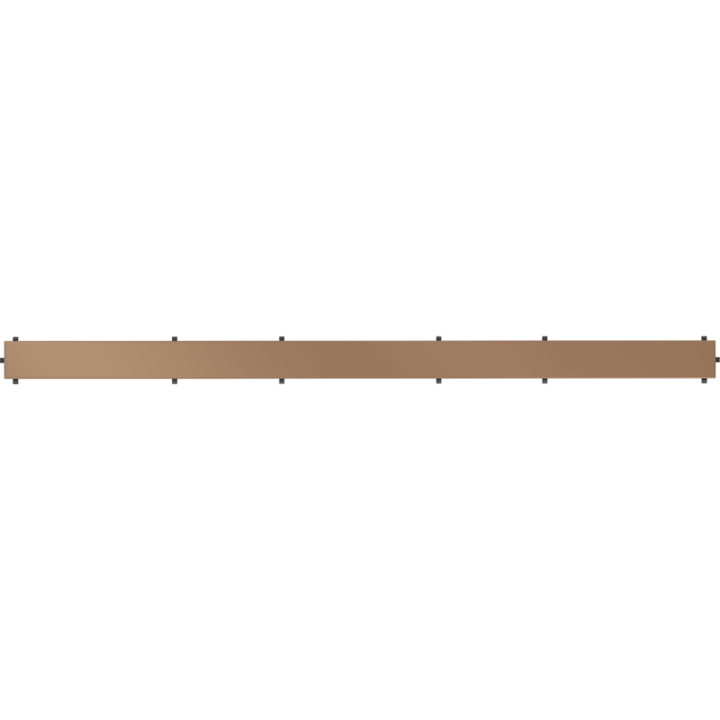Mexen Flat M13 cache 2 en 1 pour drain linéaire 80 cm, cuivre brossé - 1C19080