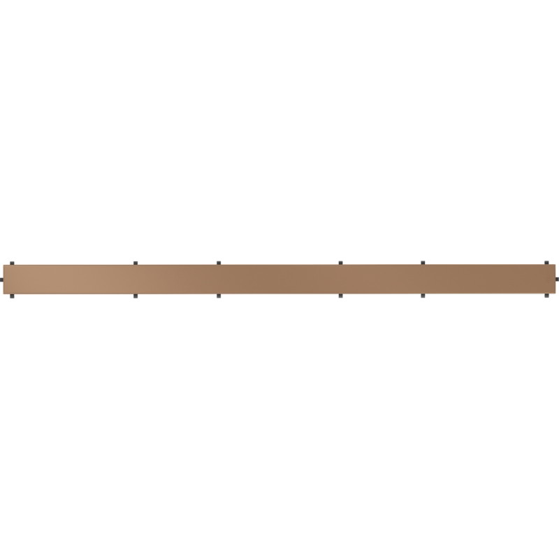 Mexen Flat Masque M13 2 en 1 pour drain linéaire 80 cm, cuivre brossé - 1C19080