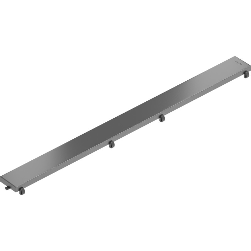 Mexen Flat Cache M13 2 en 1 pour drain linéaire 60 cm, gris ardoise brossé - 1E19060
