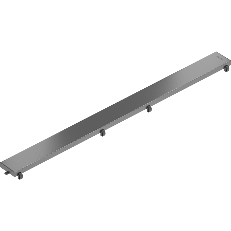 Mexen Flat M13 cache 2 en 1 pour drain linéaire 60 cm, gris canon brossé - 1E19060