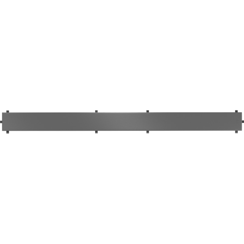 Mexen Flat Cache M13 2 en 1 pour drain linéaire 60 cm, gris ardoise brossé - 1E19060
