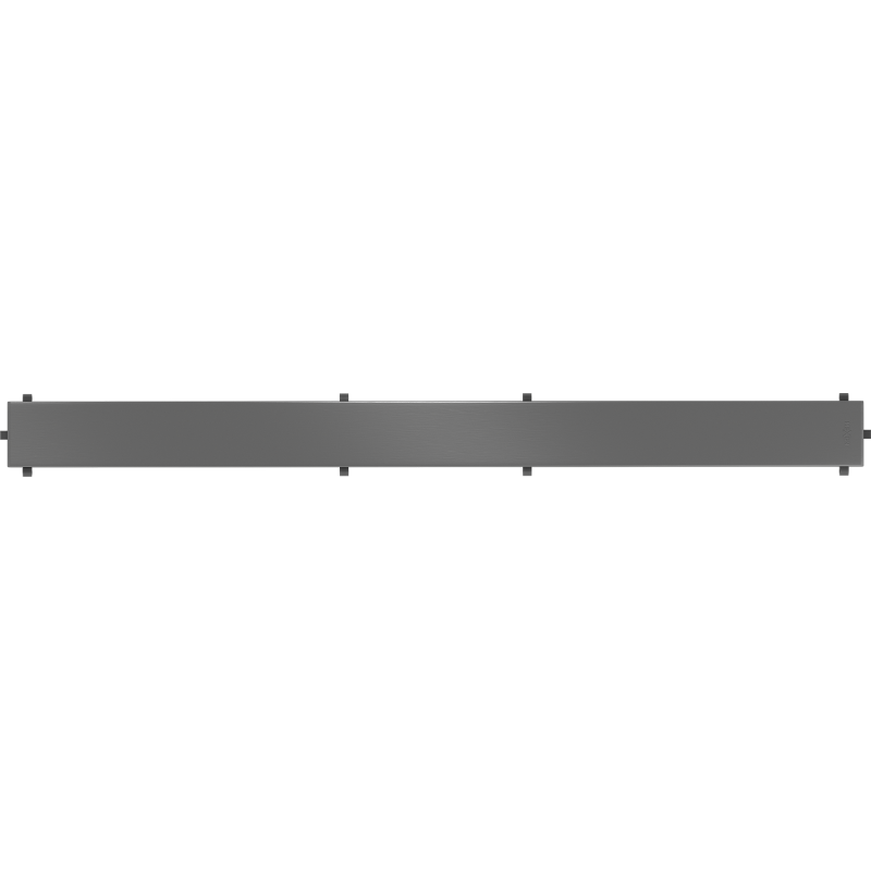 Mexen Flat M13 cache 2 en 1 pour drain linéaire 60 cm, gris canon brossé - 1E19060