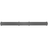 Mexen Flat M13 cache 2 en 1 pour drain linéaire 60 cm, gris canon brossé - 1E19060