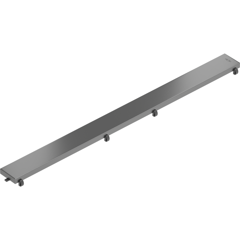 Mexen Flat M13 cache 2 en 1 pour drain linéaire 70 cm, gun gray brossé - 1E19070