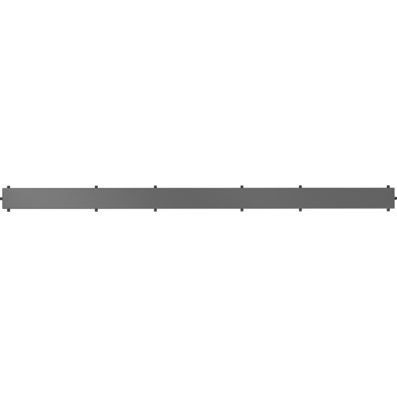 Mexen Flat M13 Cache 2 en 1 pour drain linéaire 100 cm, gris canon brossé - 1E19100