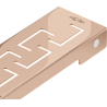 Mexen Flat M15 masque pour écoulement linéaire 80 cm, or rose - 1624080
