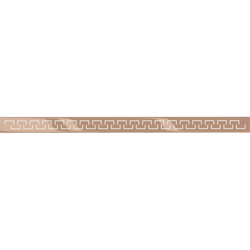 Mexen Flat M15 cache de caniveau de douche 80 cm, or rose - 1624080