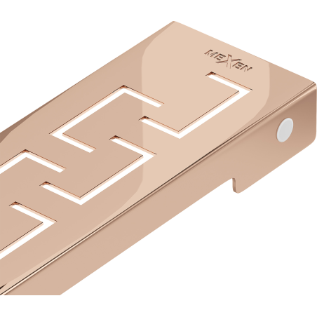 Mexen Flat M15 cache de drain linéaire 90 cm, or rose - 1624090