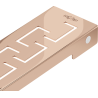 Mexen Flat M15 cache de drain linéaire 90 cm, or rose - 1624090