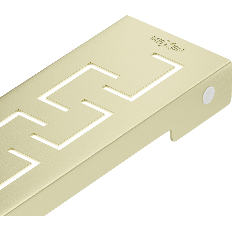 Mexen Flat M15 cache pour drain linéaire 90 cm, or brossé - 1A24090