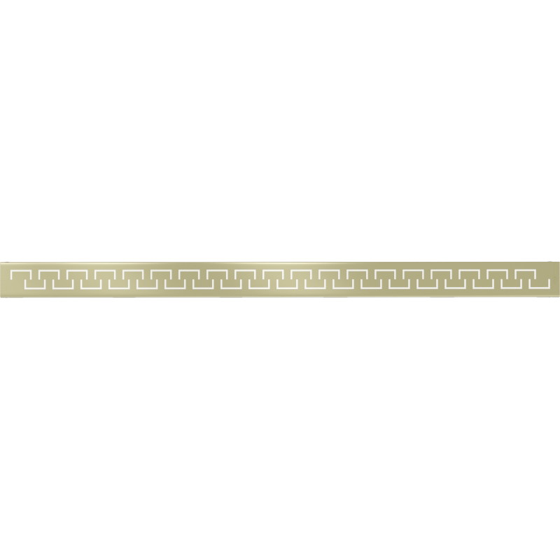 Mexen Flat M15 masque pour drain linéaire 100 cm, or brossé - 1A24100