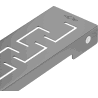 Mexen Flat M15 cache pour drain linéaire 50 cm, gris arme brossé - 1E24050