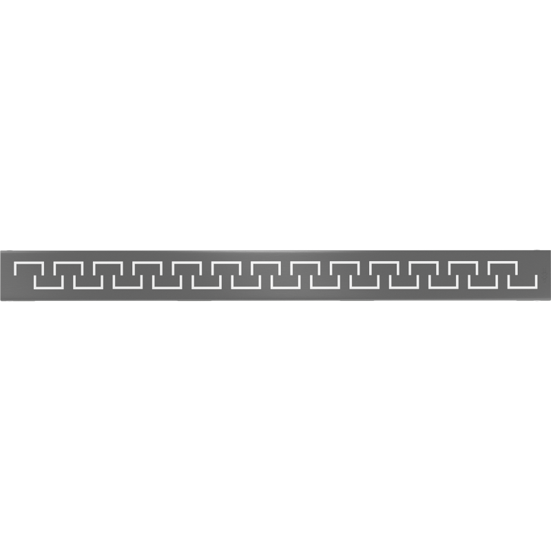 Mexen Flat M15 cache pour drain linéaire 50 cm, gris arme brossé - 1E24050